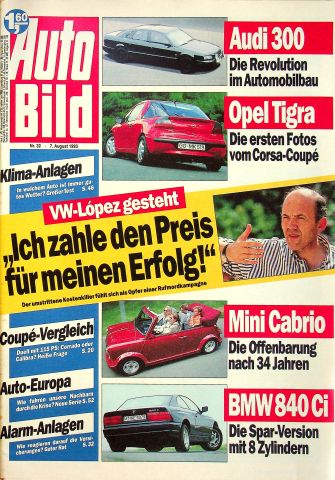 Deckblatt Auto Bild (32/1993)